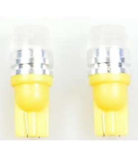 T10 Fassung LED Leuchtmittel Gelb 2 Stück Extra hell