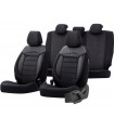 Sitzbezug Comfortline Velour Schwarz 11-teiliges universal Set Airbag tauglich