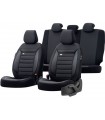 Sitzbezug Prestige Stoff Schwarz/Anthrazit 11-teiliges universal Set Airbag tauglich