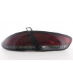 Seat Leon Jg. 09-12 LED Heckleuchten Klarglas Rot/Smoke