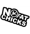 Car Tattoo Aufkleber JDM No Fat Chicks