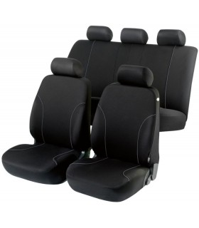 Universaler Sitzbezug Uni I Design schwarz/g (Set) Airbag taugli