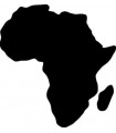 Car Tattoo Aufkleber Afrika ausgefüllt