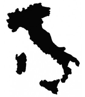 Car Tattoo Aufkleber Italien ausgefüllt
