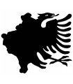 Car Tattoo Aufkleber Kosovo Albanien Adler