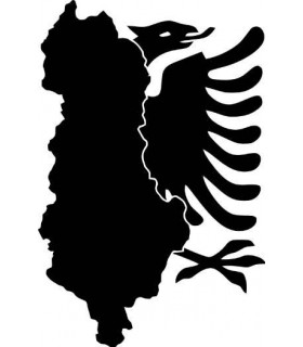 Car Tattoo Aufkleber Albanien Adler I