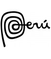 Car Tattoo Aufkleber Peru Schriftzug