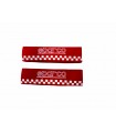 Sparco Gurtpolster Karo-Flagge rot (Paar) (Auslauf)