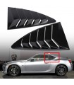 Toyota GT86 Jg. 2012- Seitenscheiben Abdeckungen Louver - kleine Eckfenster Abdeckung