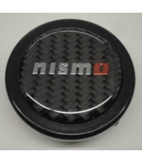 Horn Button Hupenknopf aus Carbon mit NISMO Logo