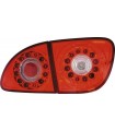 Seat Leon Jg. -05 LED Heckleuchten Klarglas. Rot