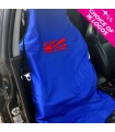 Subaru Sitzbezug Schonbezug Seat Cover Blau mit Japan Flagge Logo in Rot