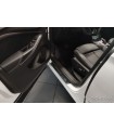 Opel Grandland X Jg. 2017- Einsiegsleisten Edelstahl Schwarz Hybrid Logo 4-Teilig von Avisa