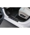 BMW X7 Jg. 2019- Einsiegsleisten Edelstahl Spiegelschwarz Hybrid Logo 4-Teilig von Avisa