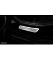 Mercedes C-Klasse Limo Jg. 2021- Einsiegsleisten Edelstahl Silber Lines Design 2-Teilig (Hintertüren) von Avisa