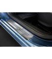 Opel Astra J Limo Jg. 2012-2018 Einsiegsleisten Edelstahl Silber Exclusive Logo 4-Teilig von Avisa