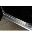 VW Passat Limo Jg. 2010-2014 Einsiegsleisten Edelstahl Silber Exclusive Logo 4-Teilig von Avisa
