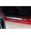 VW Golf 7 Jg. 2012-2020 Einsiegsleisten Edelstahl Silber Exclusive Logo 4-Teilig von Avisa