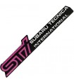 Subaru STi Special pink Emblem Schwarz