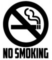Car Tattoo Aufkleber Rauchen verboten (No Smoking)