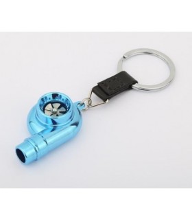 Schlüsselanhänger im Turbo Design Hellblau