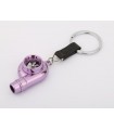 Schlüsselanhänger im Turbo Design Violett