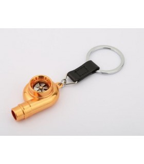 Schlüsselanhänger im Turbo Design Metallic Orange