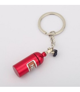 Schlüsselanhänger im Lachgas Design Rot