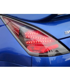 Nissan 350Z LED Heckleuchten Klarglas Schwarz mit Z-Symbol