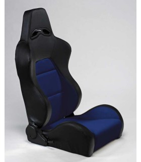 Universal Sportsitz Type Eco schwarz/blau! Rückenlehne verstellb