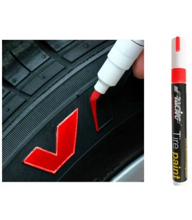 Marker für Reifen in Rot Reifenstift - Reifenmarkierungsstift - Tire Pen Simoni Racing