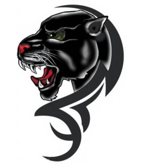 Car Tattoo Aufkleber Panther + Tribal