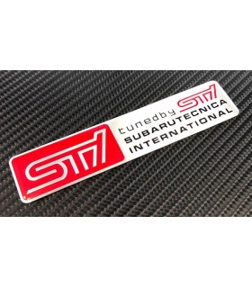 Subaru STi Tecnica International Emblem Sonderedition 120mm x 26mm