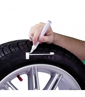 Marker für Reifen in Weiss Reifenstift - Reifenmarkierungsstift - Tire Pen