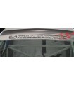 Heckscheibenaufkleber Digitaldruck Mazdaspeed II