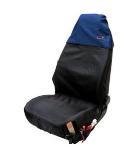 Universaler Profi Sitzbezug inkl. Werkzeugtaschen blau, rot , gr