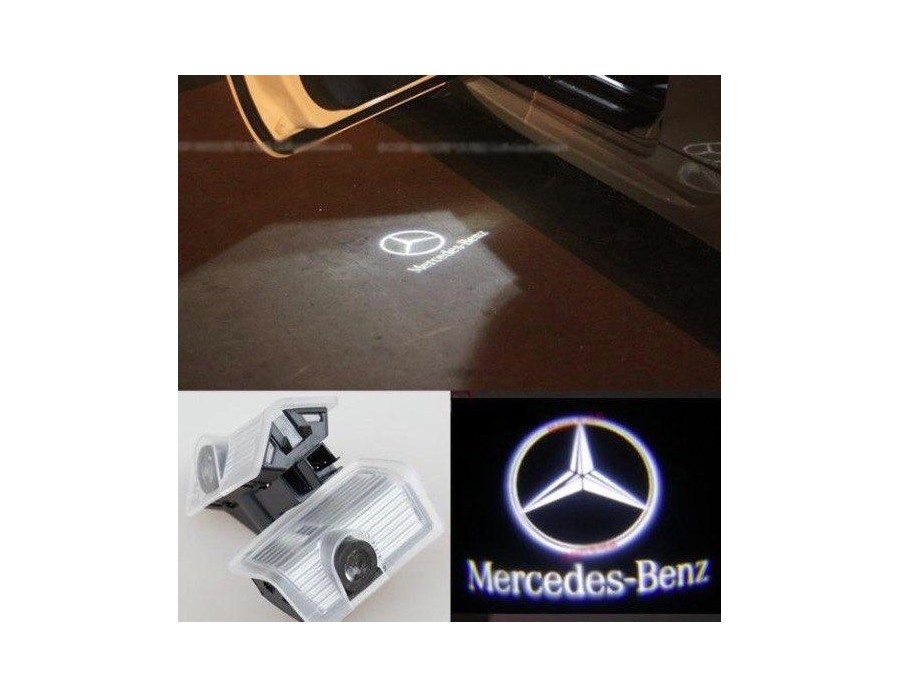 Mercedes B-Klasse Jg. 2011-2018 Einstiegsbeleuchtung - Türbeleuchtung mit  Mercedes-Logo