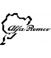 Car Tattoo Aufkleber Nürburgring Alfa Romeo