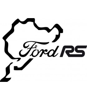 Car Tattoo Aufkleber Nürburgring Ford Focus RS