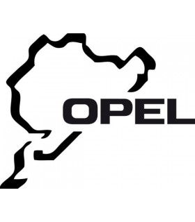 Car Tattoo Aufkleber Nürburgring Opel