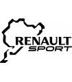 Car Tattoo Aufkleber Nürburgring Renault Sport