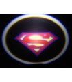 Einstiegsbeleuchtung/Umfeldbeleuchtung mit Superman Logo
