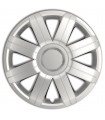 4er Set Radkappen - Radzierblenden Sportive Design 14 Zoll Silber