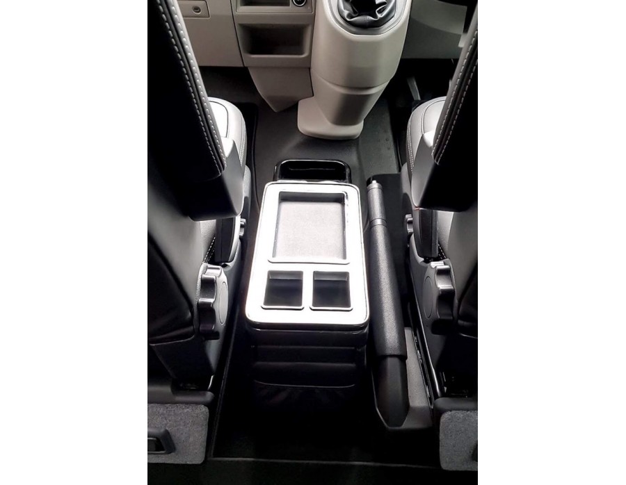 VW Transporter T6 Jg. 2015- Mittelkonsole Ablage mit 8 Staufächern Center  Console in Schwarz