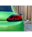 VW Scirocco Jg. 2008-2014 Heckleuchten Set LightTube Smoke - Rot mit Lauflicht Blinker