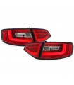 Audi A4 Kombi Jg. 2007-2011 Heckleuchten Set LightTube Rot mit Lauflicht Blinker