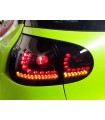 VW Golf 5 Heckleuchten Set LED Smoke mit Lauflicht Blinker Tiefschwarz Style