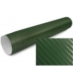 Design 3D Carbonfolie Tarnfarbe oliv grün selbstklebend Premium 153cm x 30cm