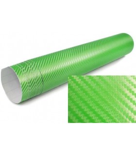 Design 3D Carbonfolie grün selbstklebend Premium 152cm x 30cm