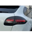 Porsche Cayenne Jg. 2010-2014 Heckleuchten Set LightTube Schwarz mit Lauflicht Blinker